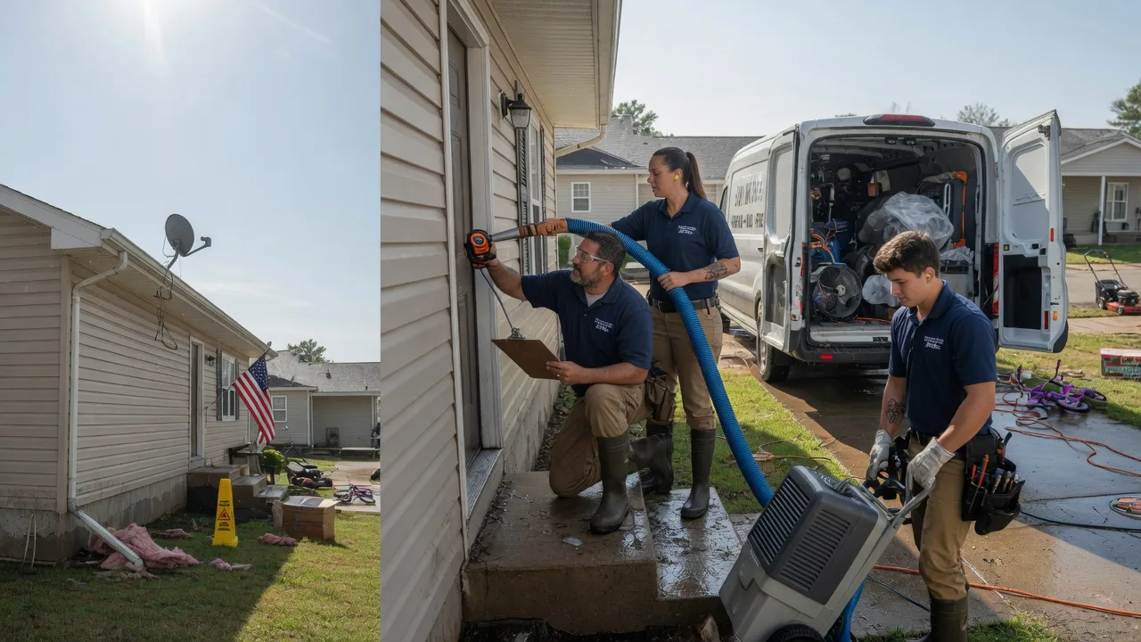 Ceiling Water Damage Restoration in Attica, NY near me